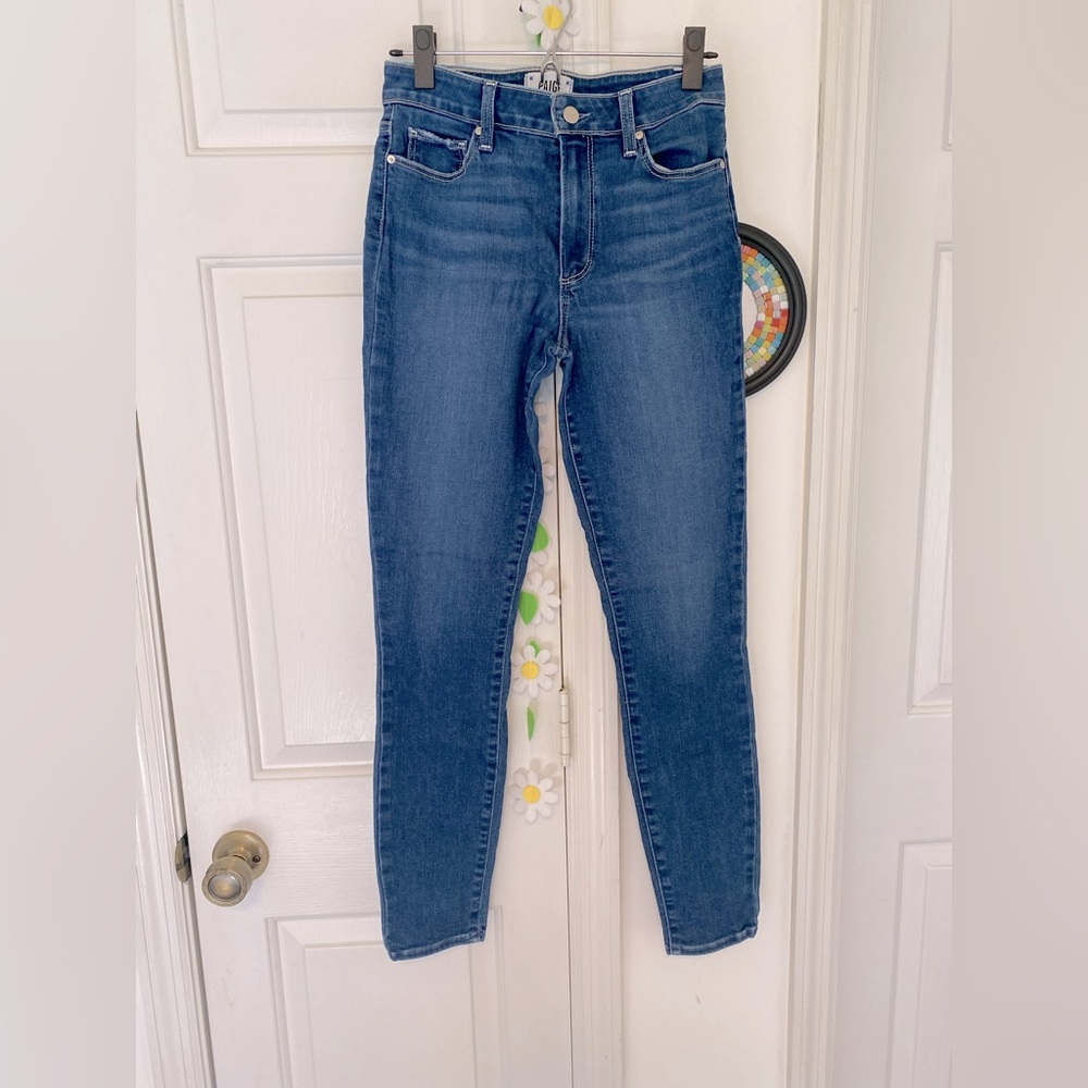 Paige Hoxton Ultra Skinny jeans size 27 in blue